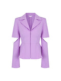[Yusuki] Tailored Corset Jacket (Lilac)