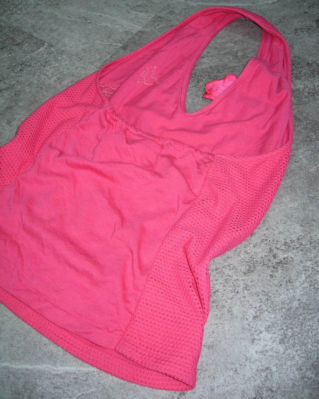 [Vintage] Pink Flower Top