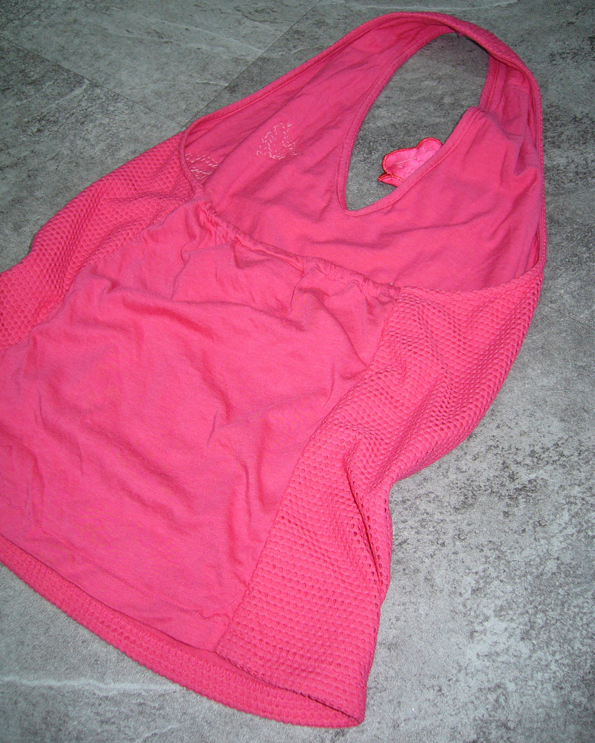 [Vintage] Pink Flower Top