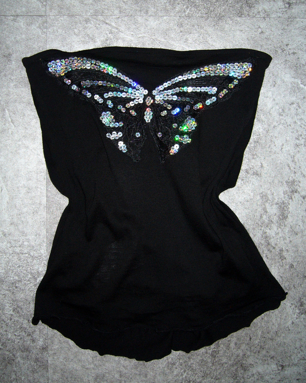 [Vintage] Butterfly Tube Top