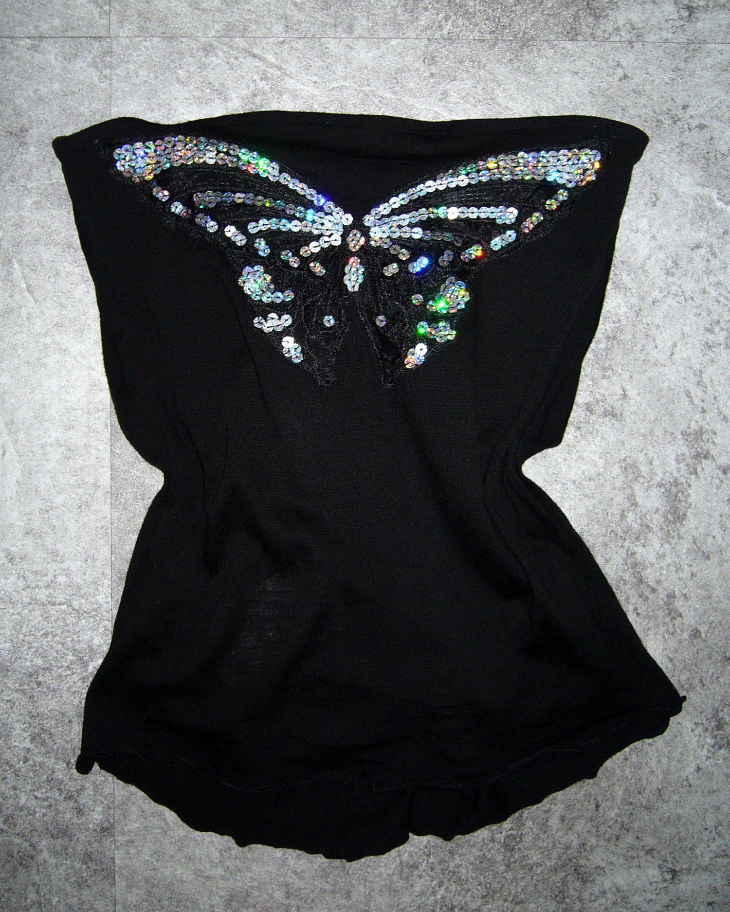 [Vintage] Butterfly Tube Top