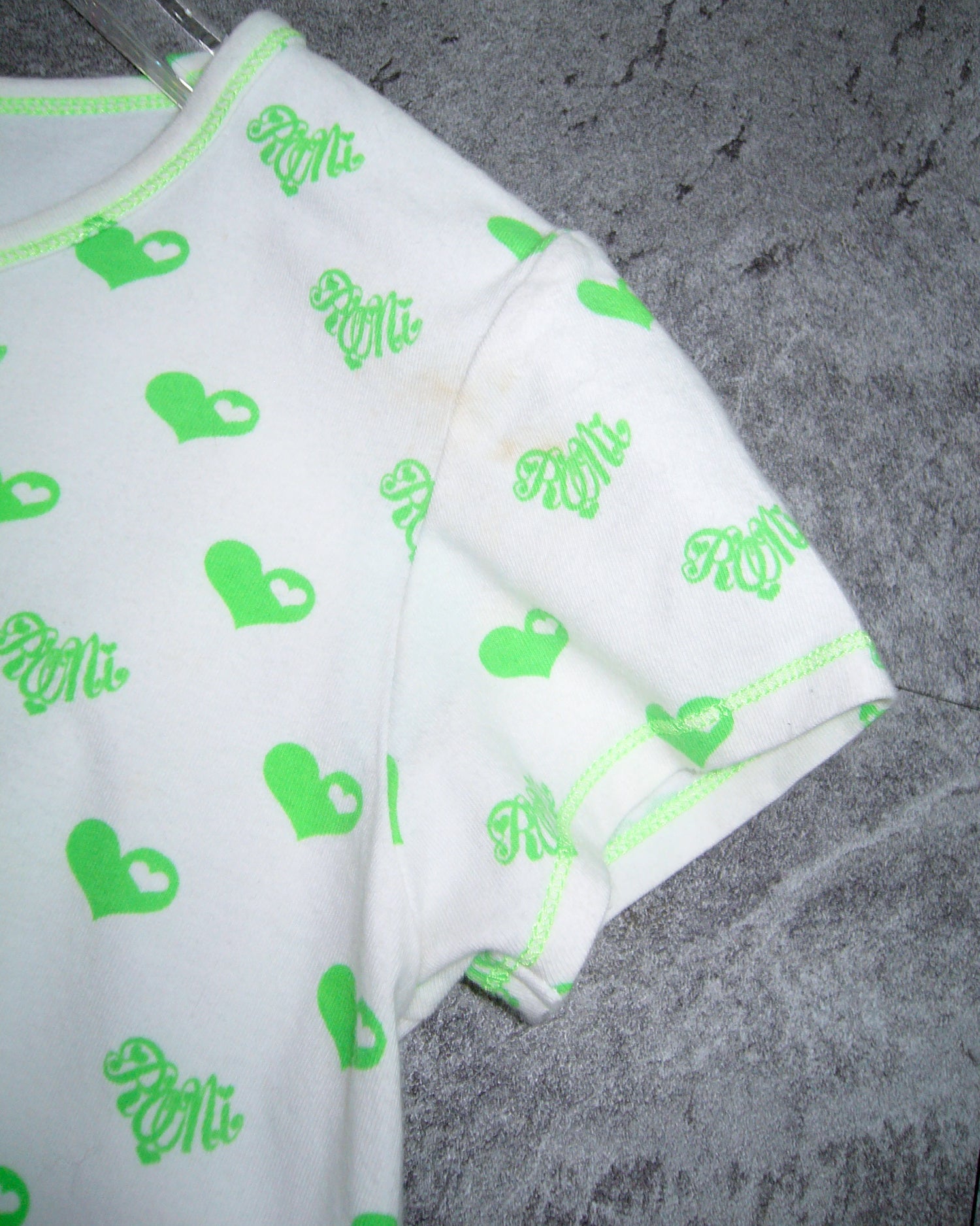 [Vintage] RONI Green Heart tops