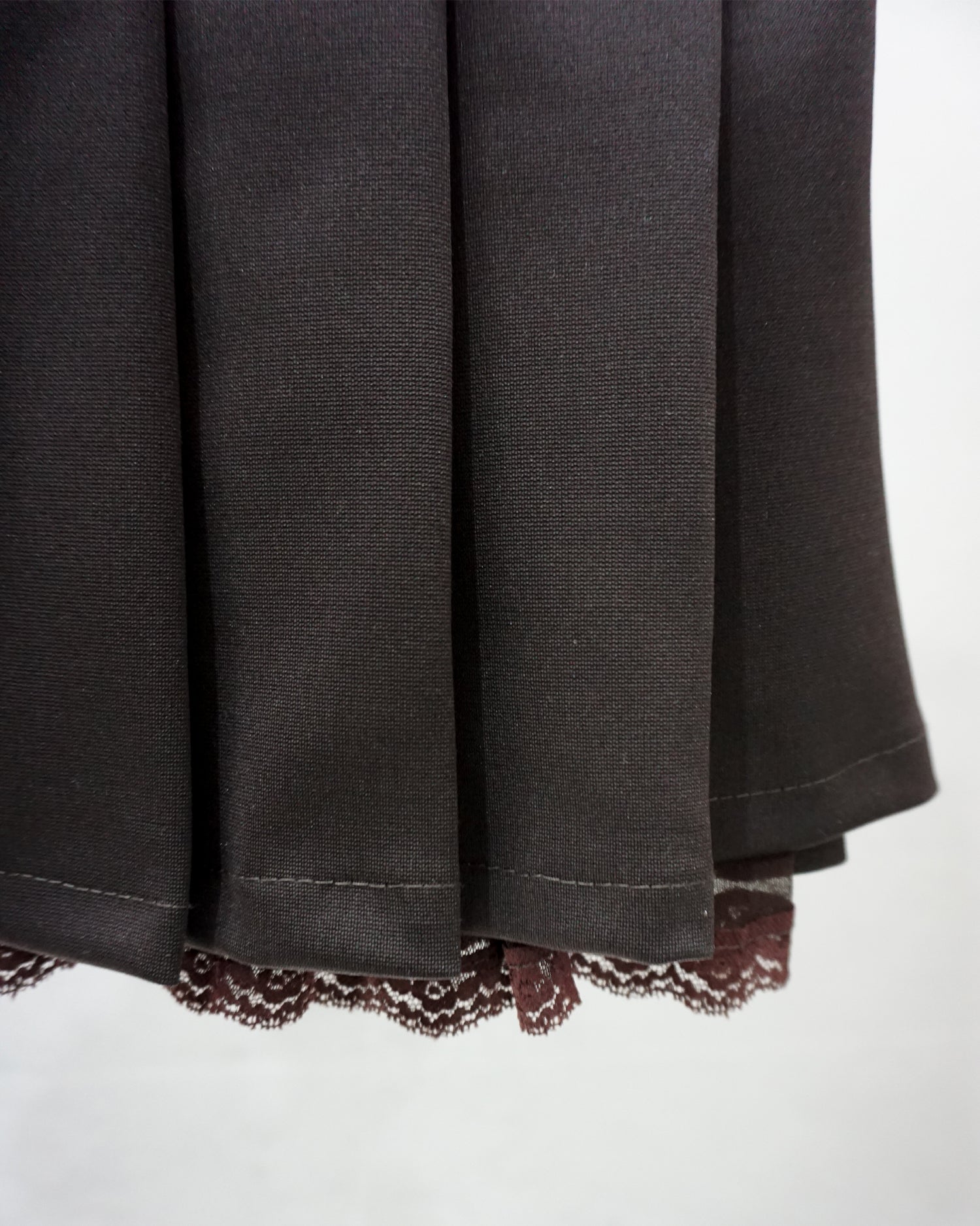 [Vintage] Brown Pleats Skirt