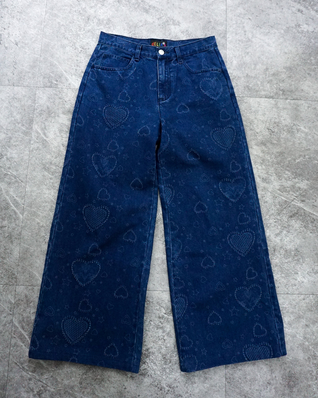 [Vintage] dELiA*s Heart Denim Pants