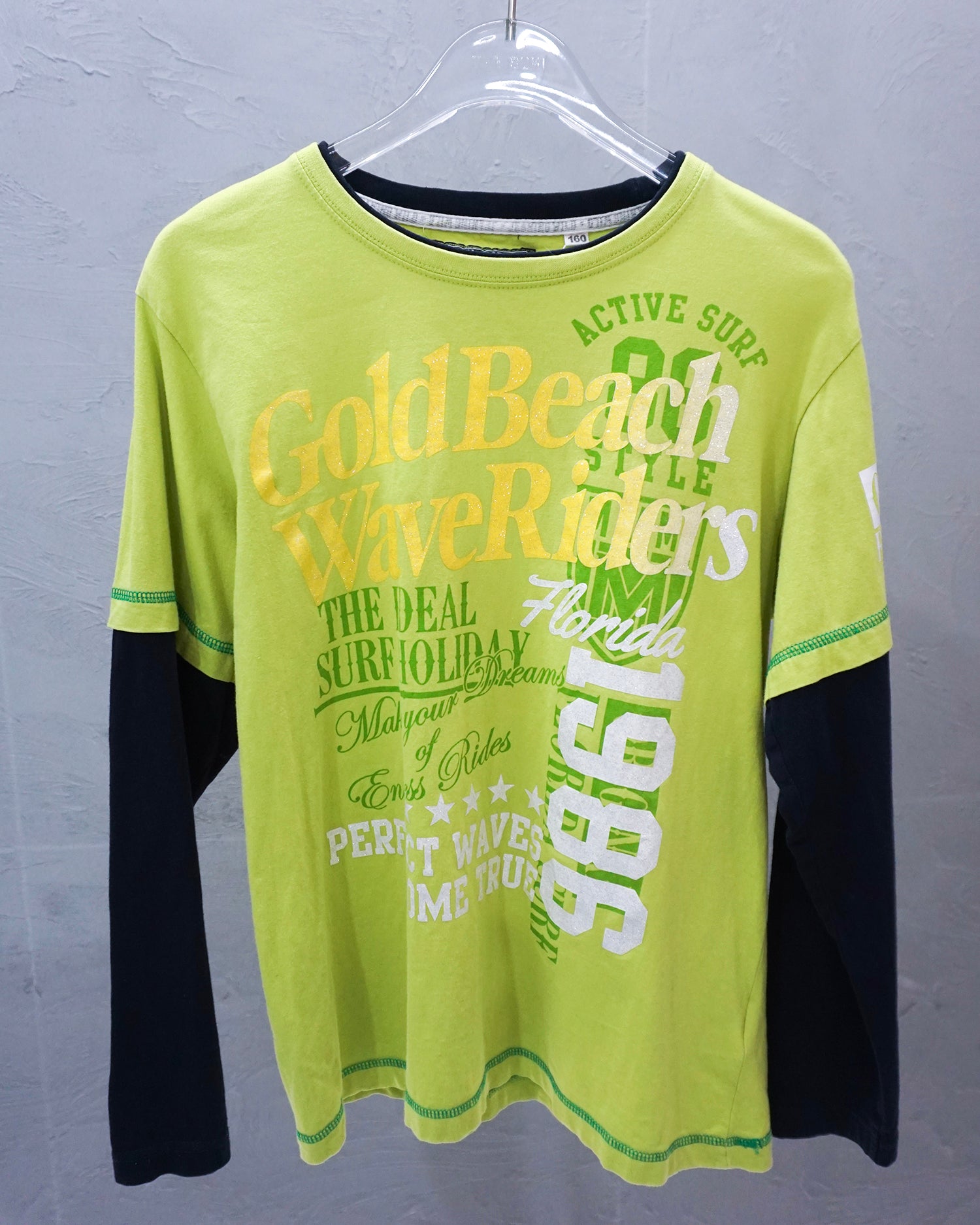 [Vintage] Jeaning Wild Graphic Layered T-shirt