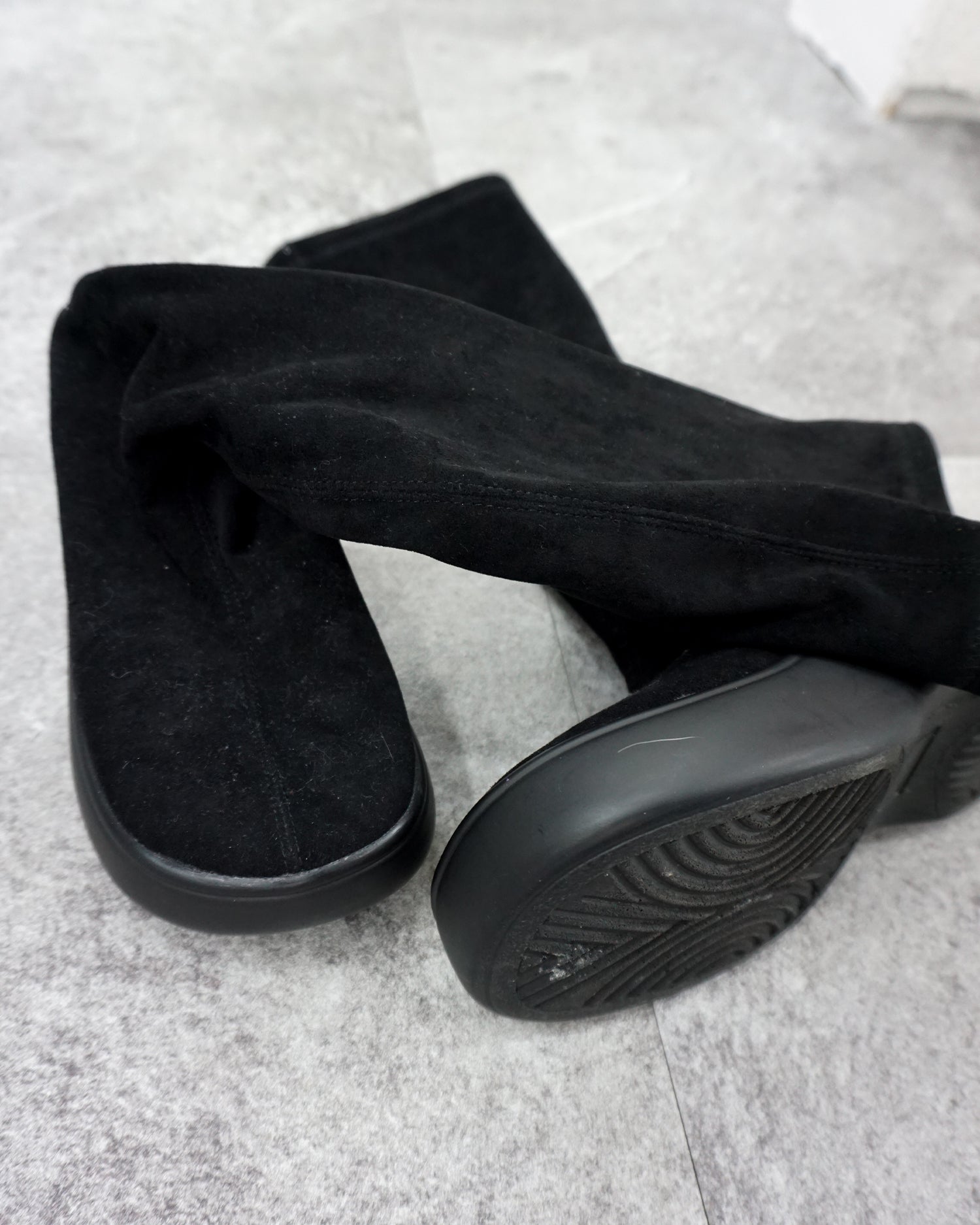 [Vintage] Velvet Slim Boots