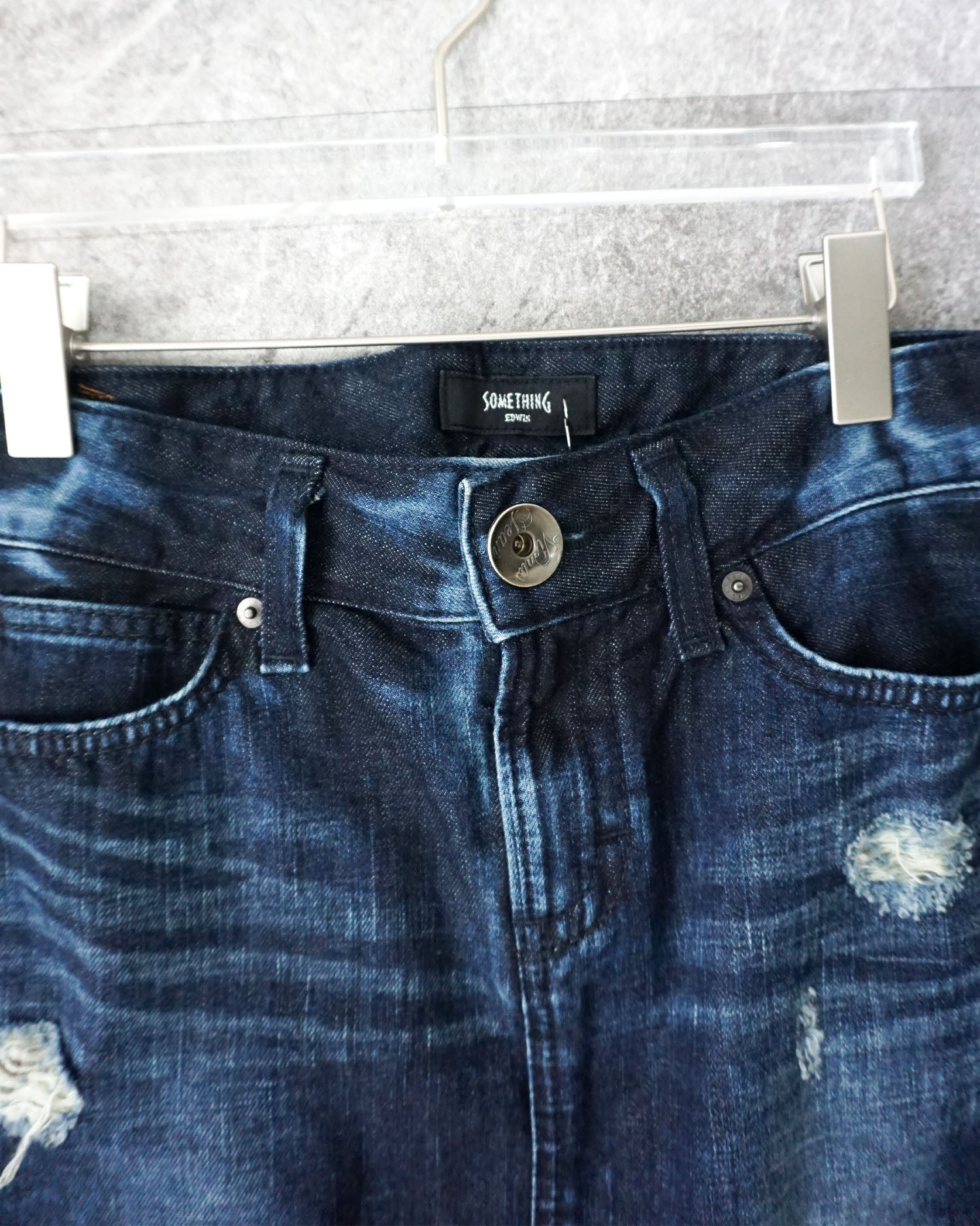 [Vintage] Damage Denim Mini Skirt