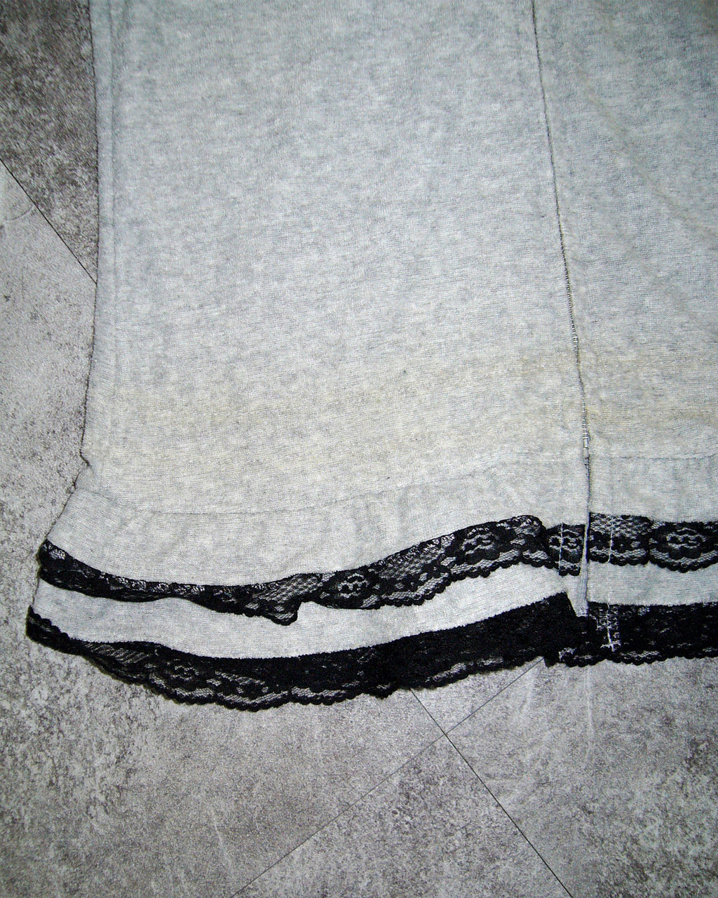 [Vintage] AIMERFEEL Grey Zipup Top
