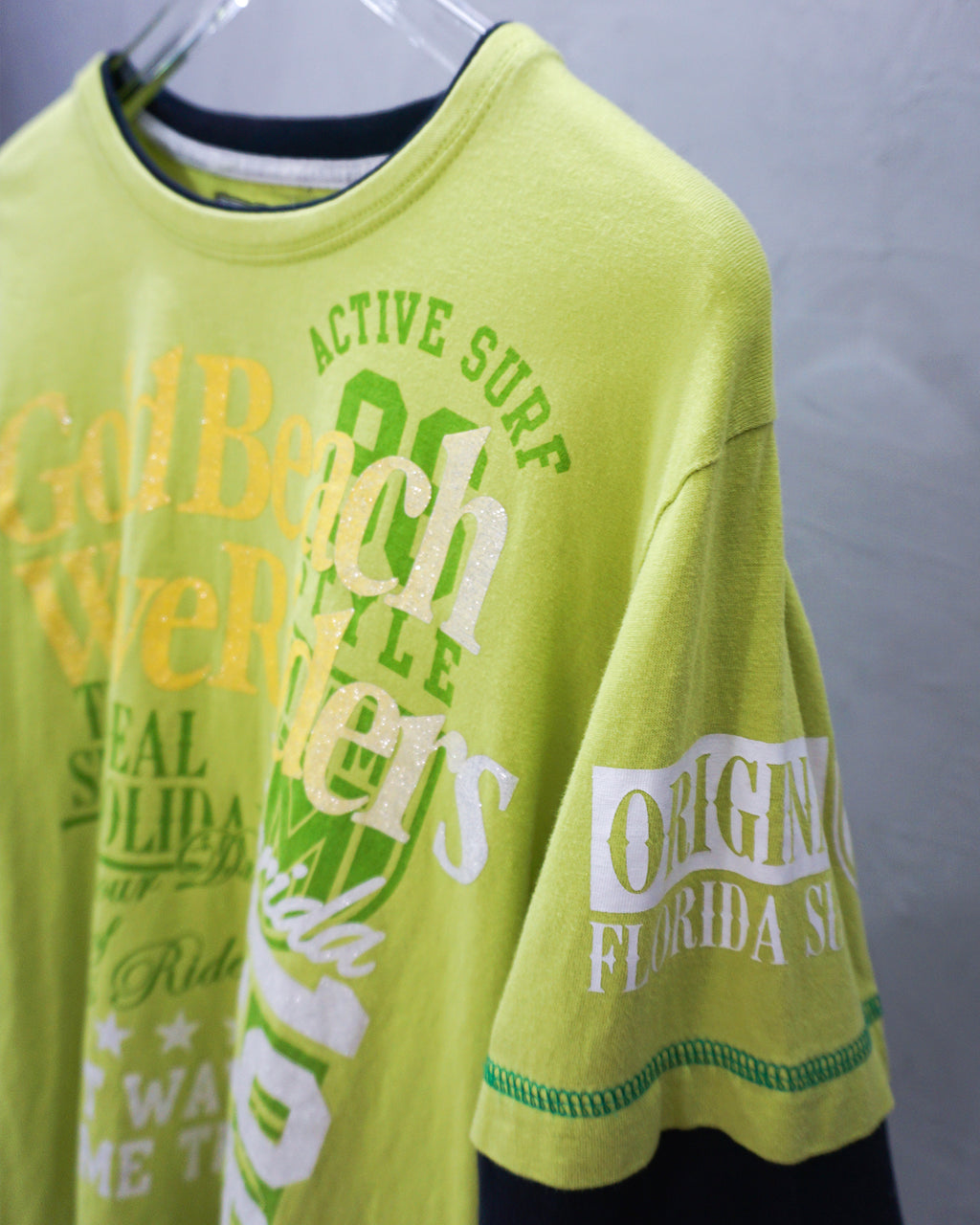 [Vintage] Jeaning Wild Graphic Layered T-shirt
