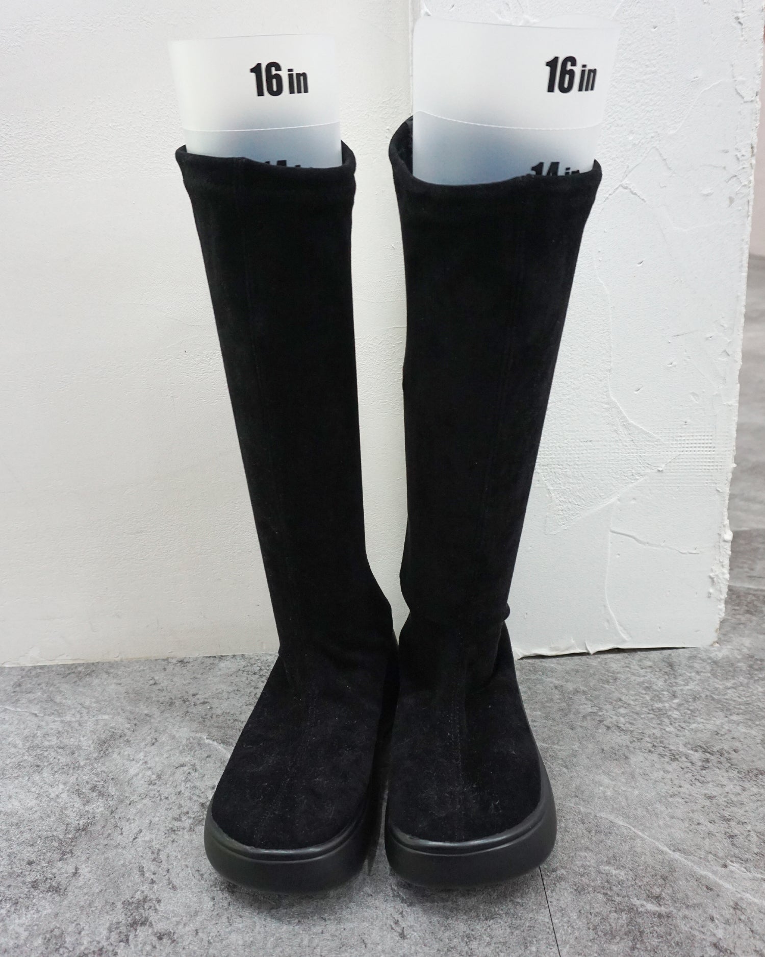 [Vintage] Velvet Slim Boots