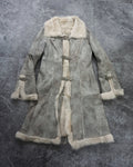 [Vintage] Lambskin White Fur Long Coat