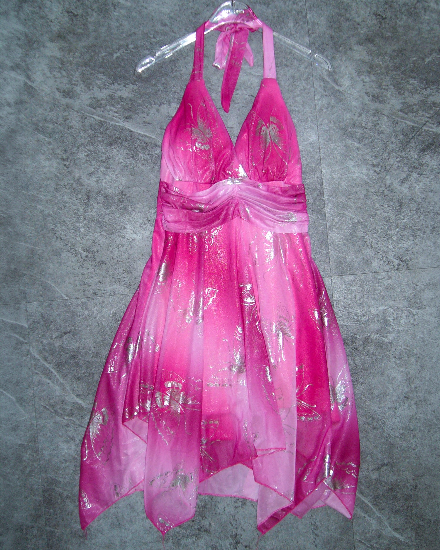 [Vintage] Halterneck Butterfly Dress