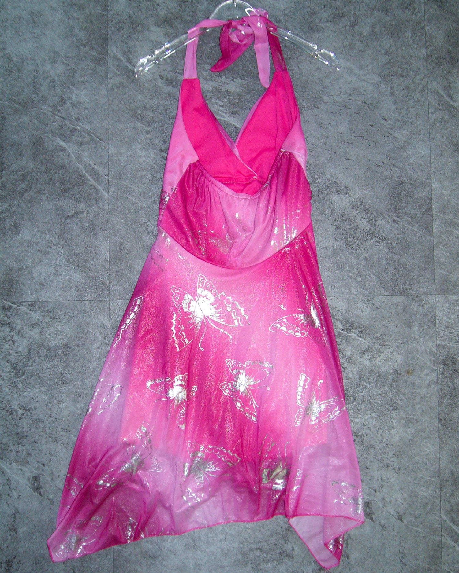 [Vintage] Halterneck Butterfly Dress