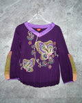 [Vintage] Hot Pepper Purple Oba Top