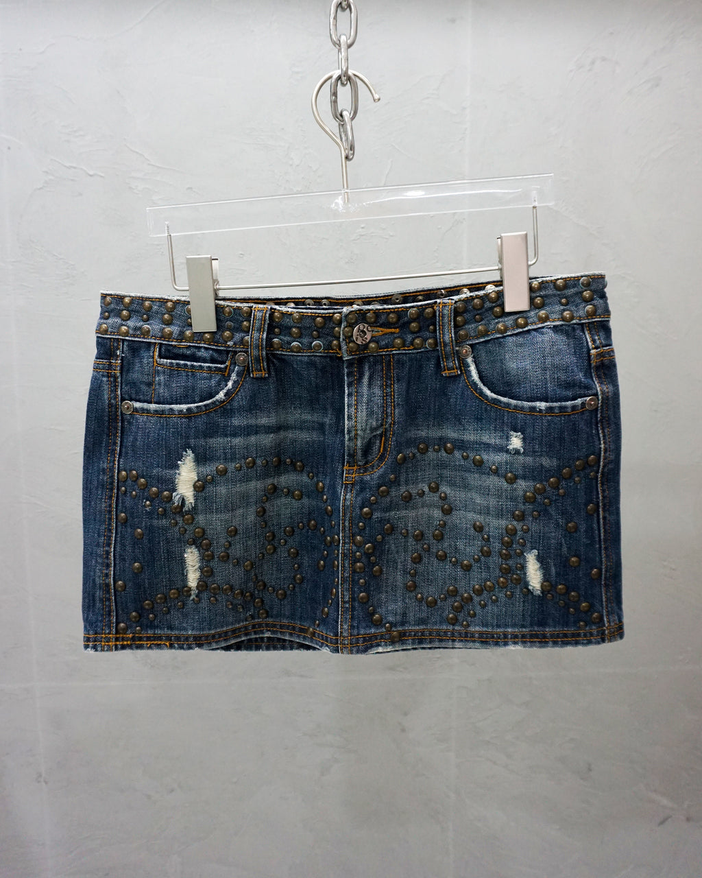 [Vintage] Stud Denim Skirt
