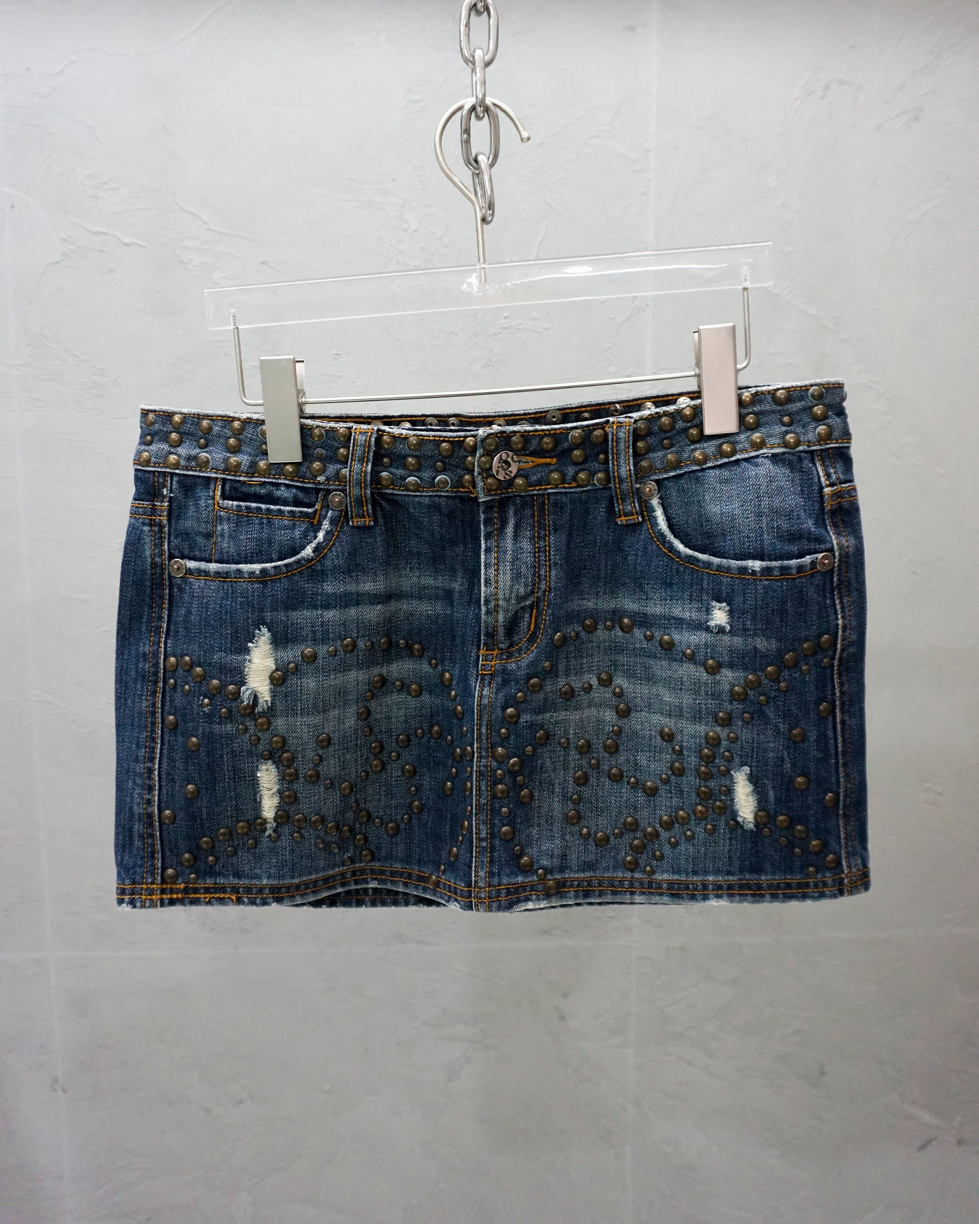 [Vintage] Stud Denim Skirt