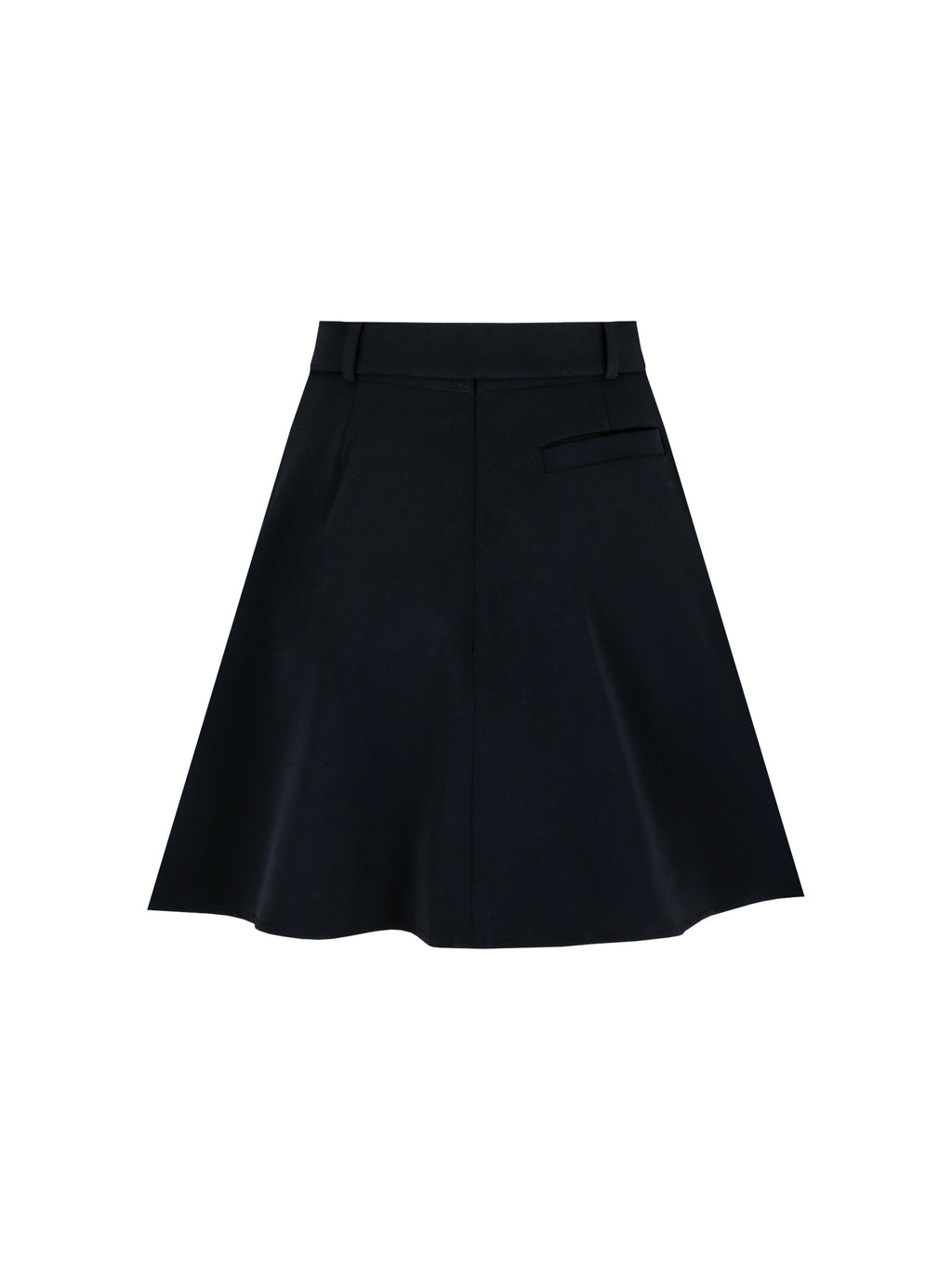 [Yusuki] Flare Skirt with a Charm (Black)
