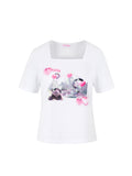 [Yusuki] Four Seasons T-Shirt (Winter White)
