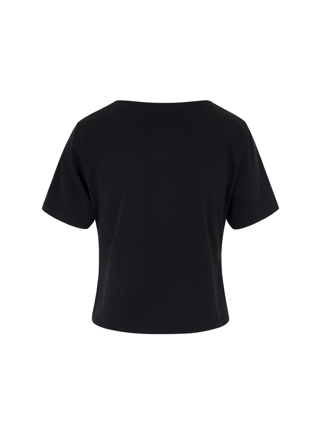 [Yusuki] Logo Rhinestone T-Shirt (Black)