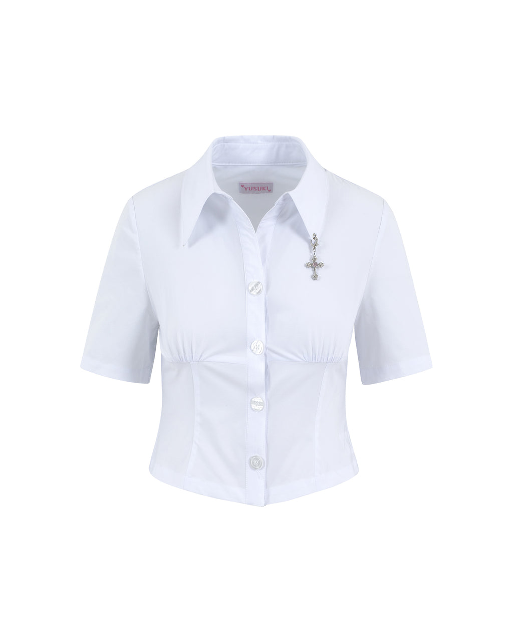 [Yusuki] Cross Charm Shirt