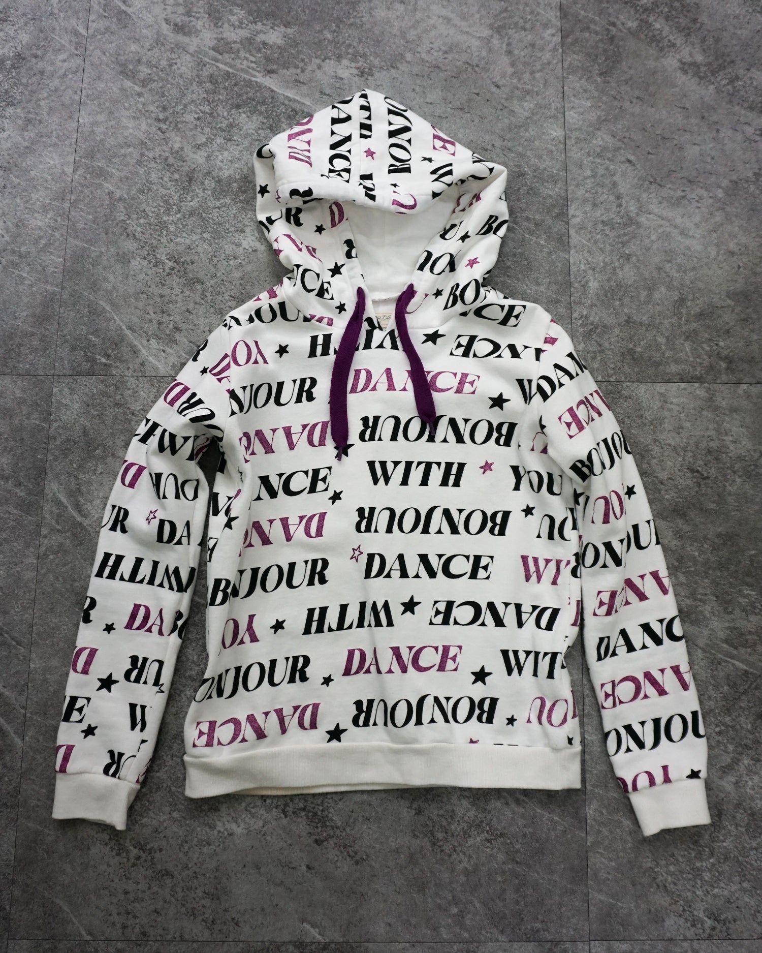 [Vintage] La Petit Lilly Lettering Hoodie
