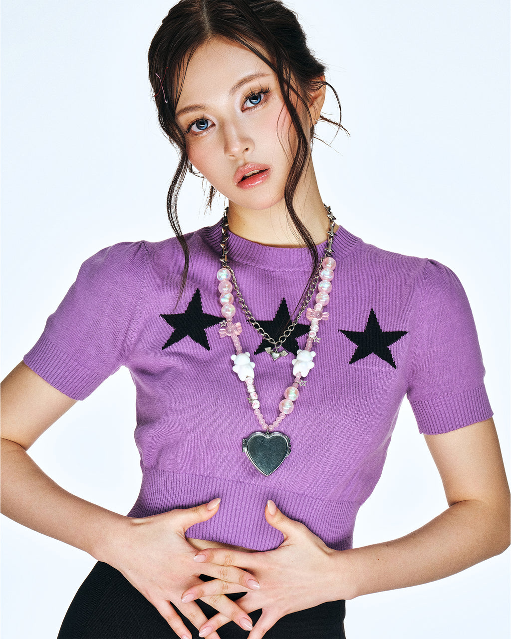 [SukiSuki] Mirror Heart Necklace