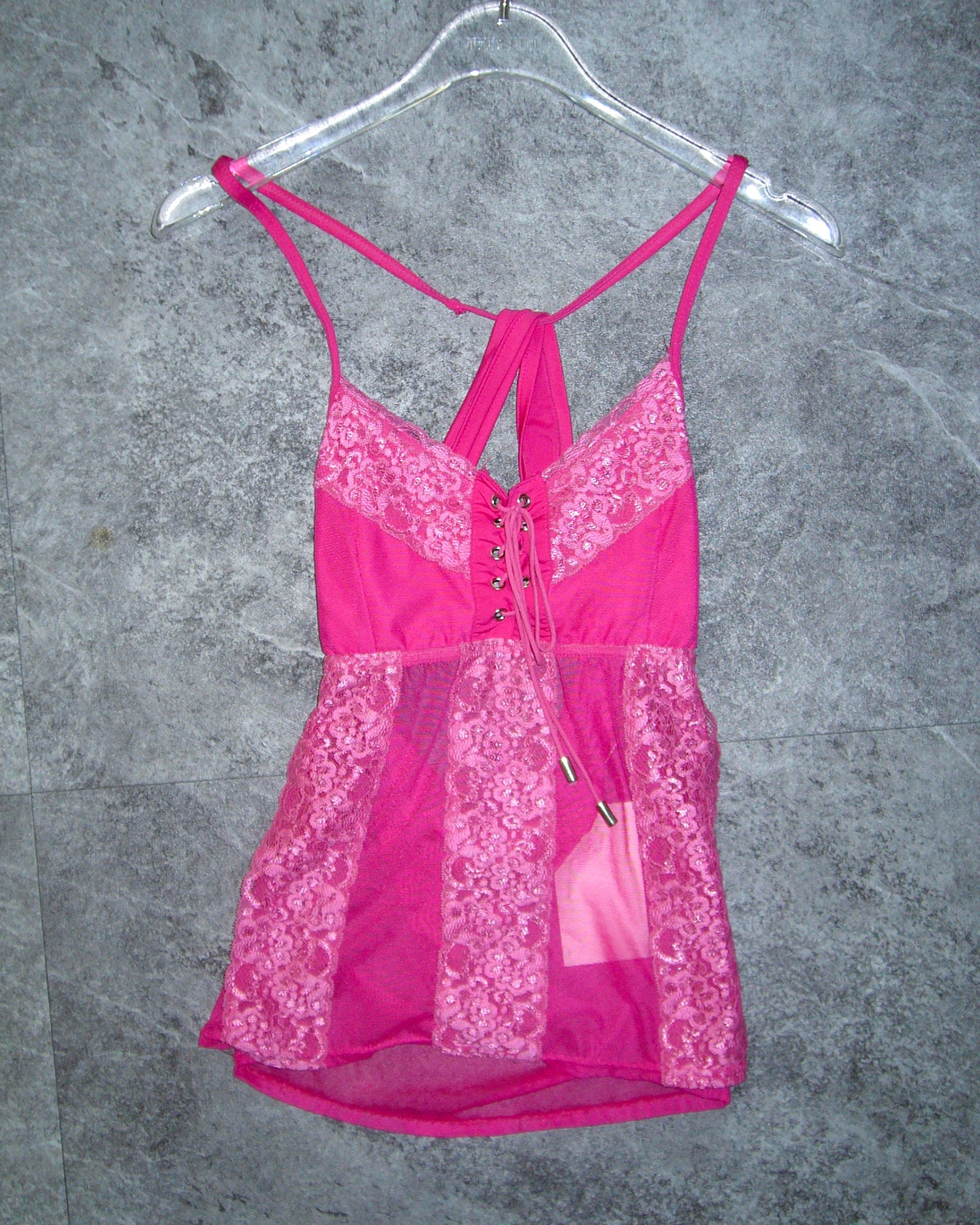 [Vintage] Pink Strap Top