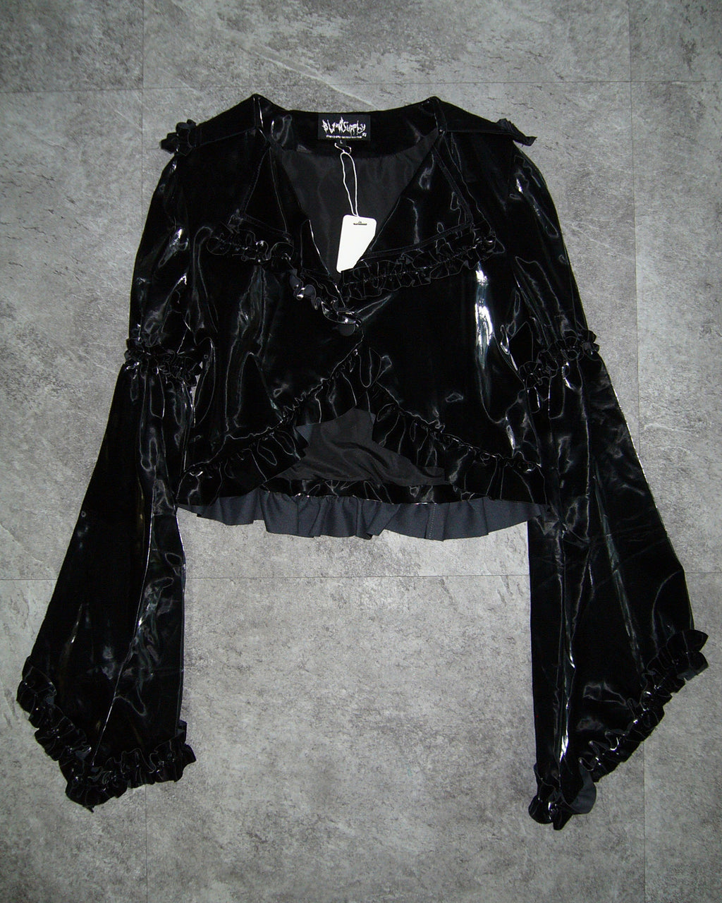 [Vintage] BLOOD SUPPLY Black Frill Jacket