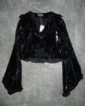 [Vintage] BLOOD SUPPLY Black Frill Jacket