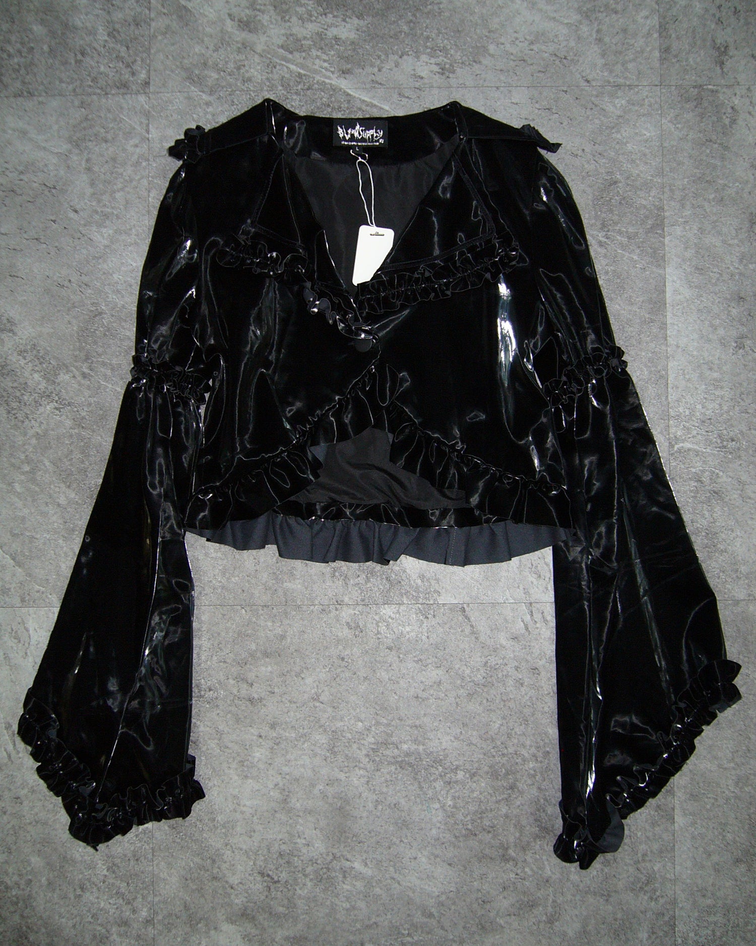 [Vintage] BLOOD SUPPLY Black Frill Jacket