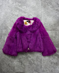 [Vintage] Short Purple Fur Coat
