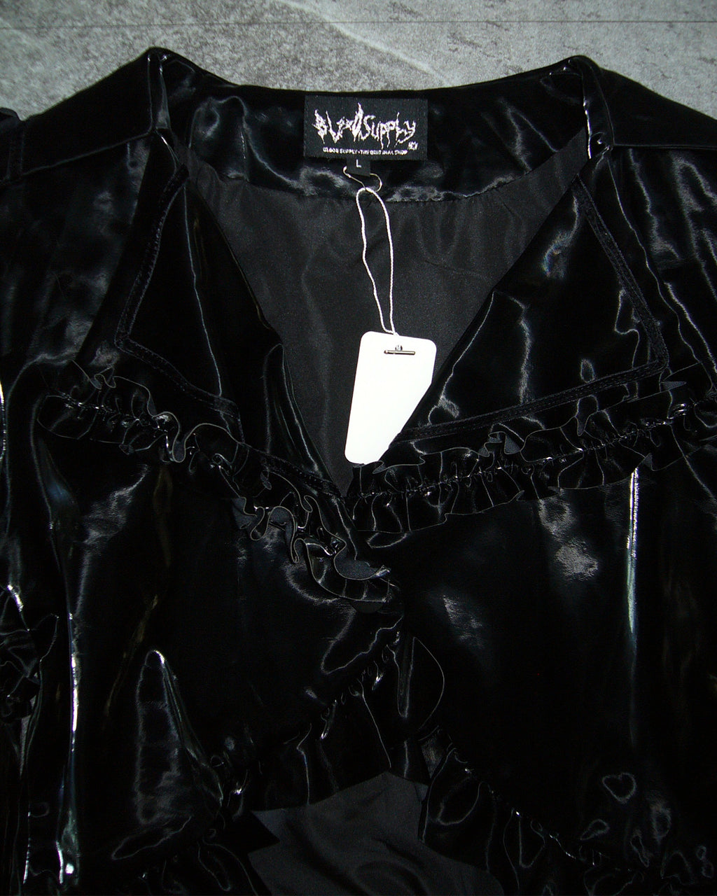 [Vintage] BLOOD SUPPLY Black Frill Jacket