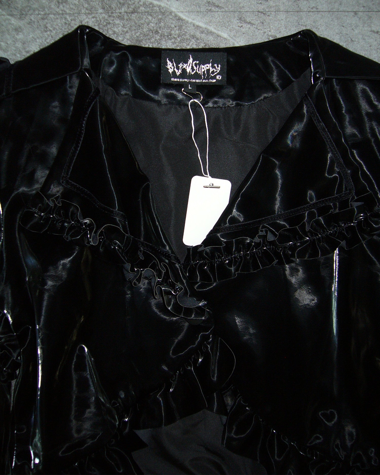 [Vintage] BLOOD SUPPLY Black Frill Jacket
