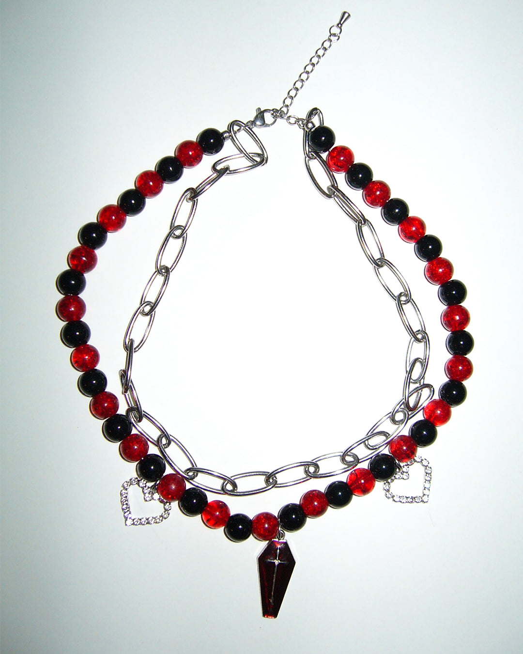 [SukiSuki] Black&Red Necklace