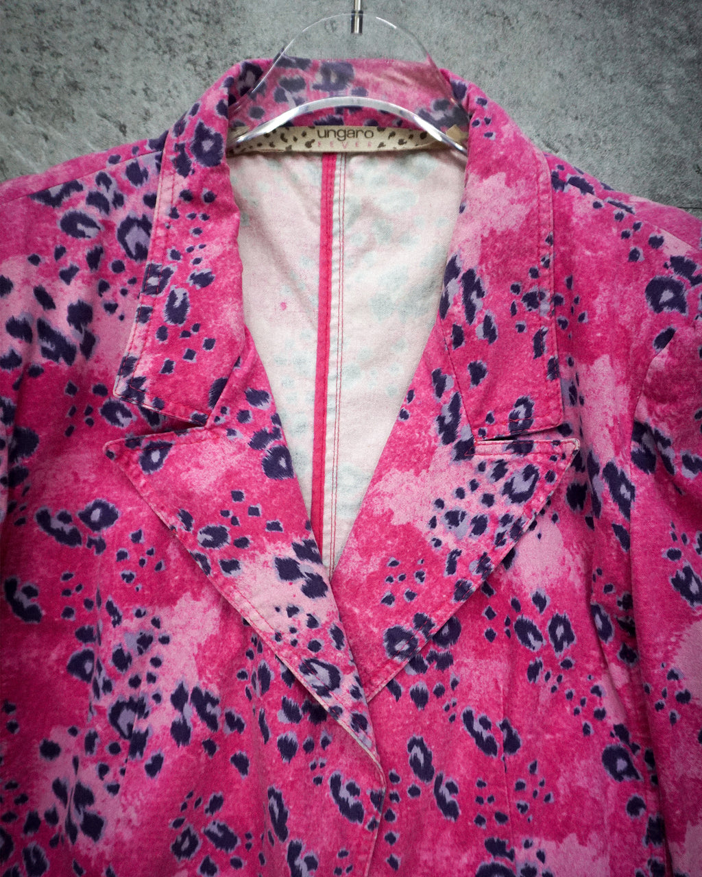 [Vintage] Pink Leopard Jacket