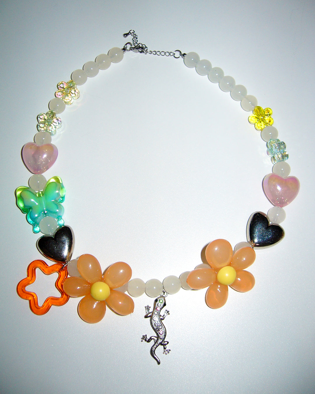 [SukiSuki] Daisy Lizard Necklace