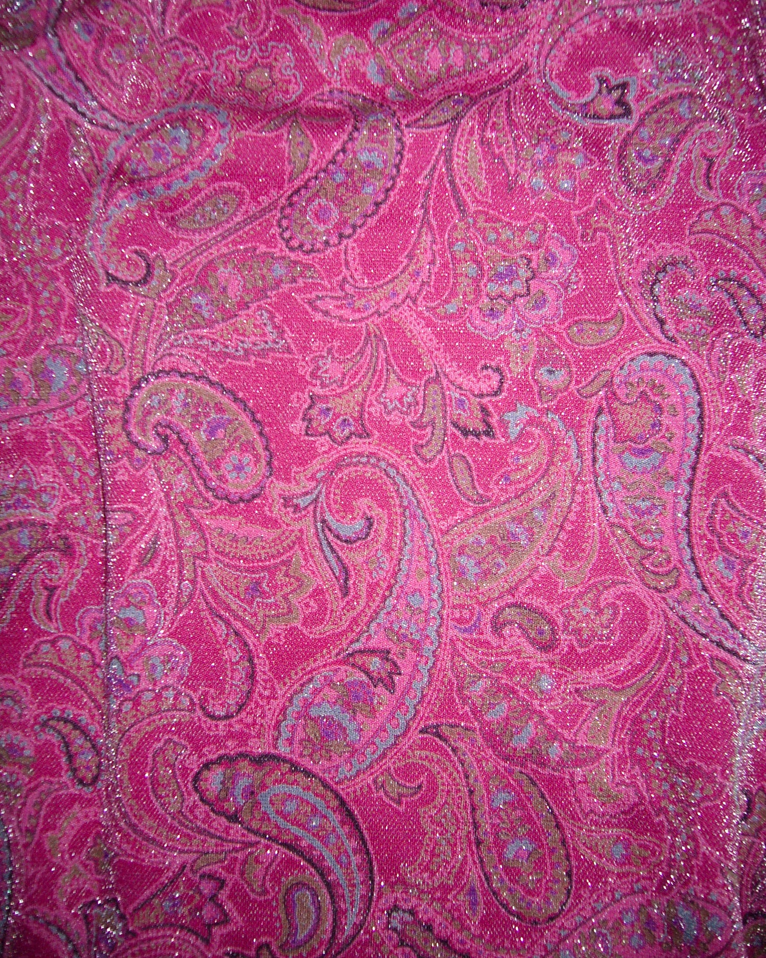 [Vintage] ZAZIE Paisley Pink Top
