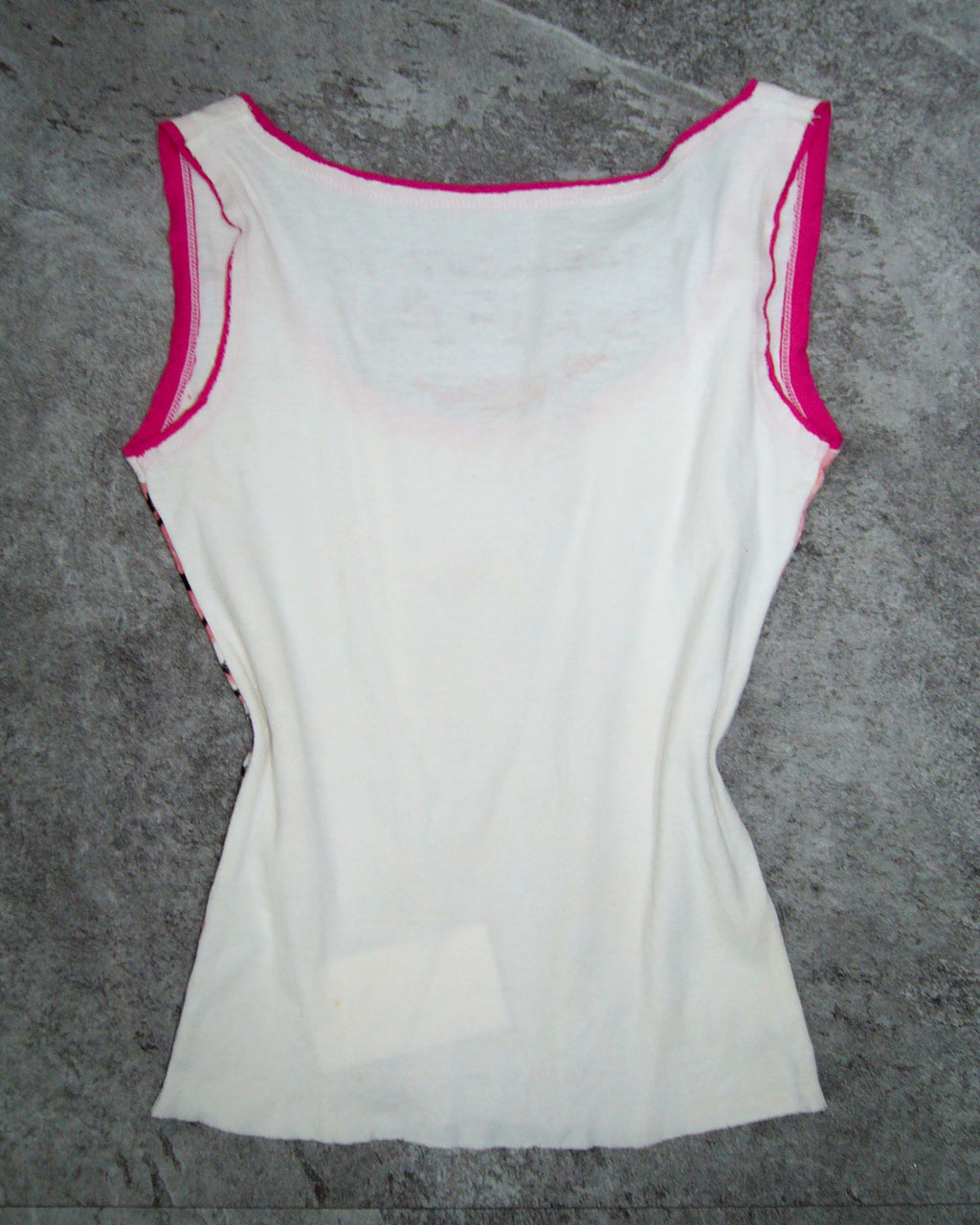 [Vintage] Lettering Dyed Sleeveless Top
