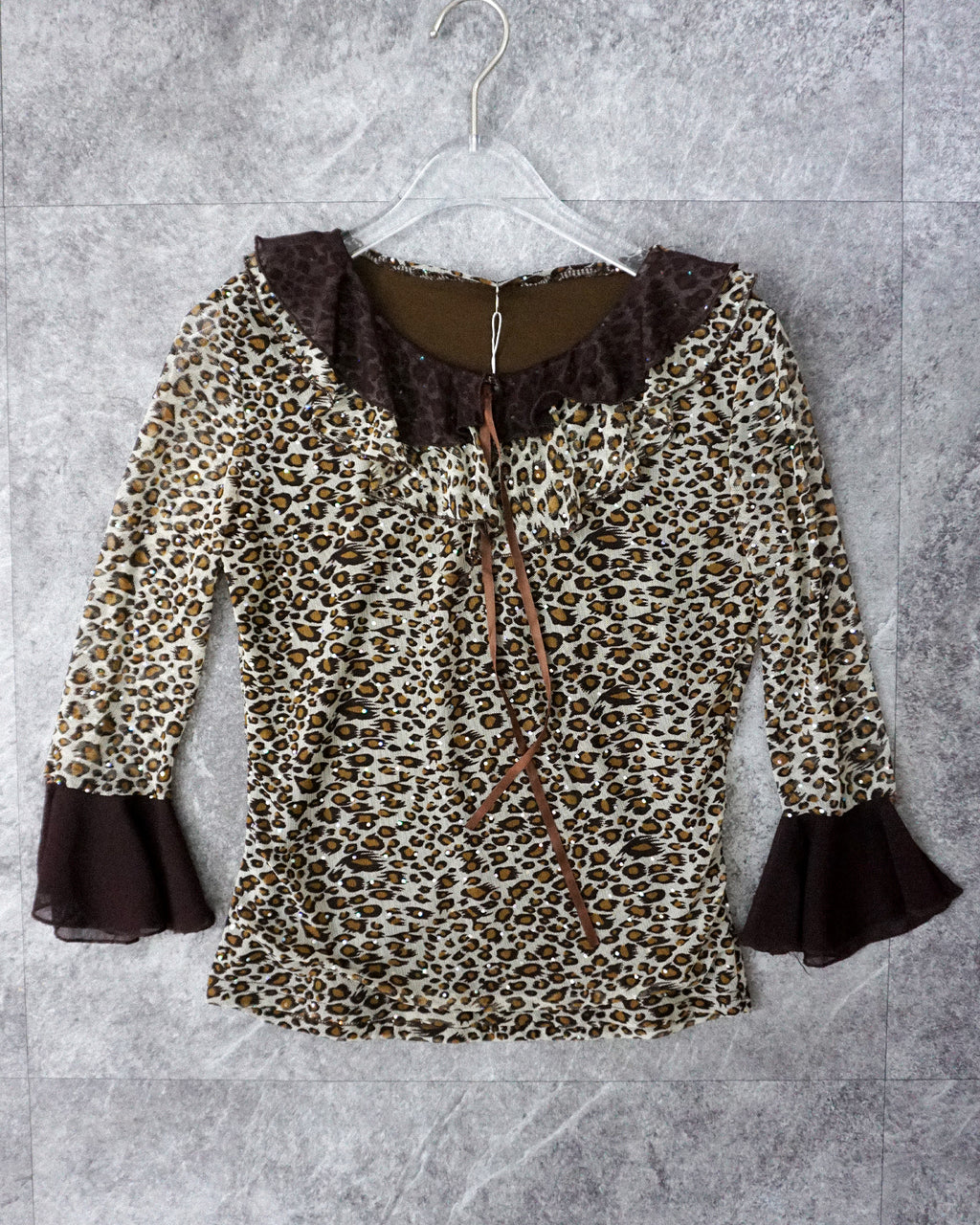 [Vintage] Leopard Blouse