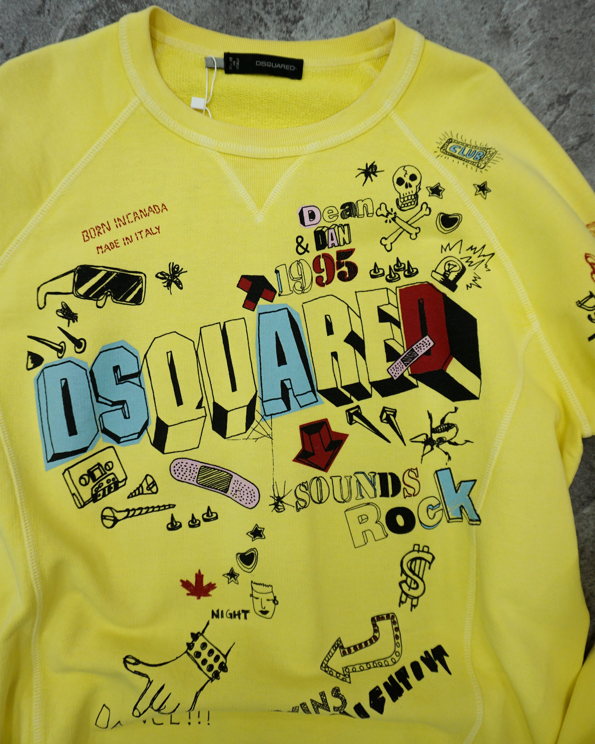 [Vintage] DSQUARED Yellow MTM