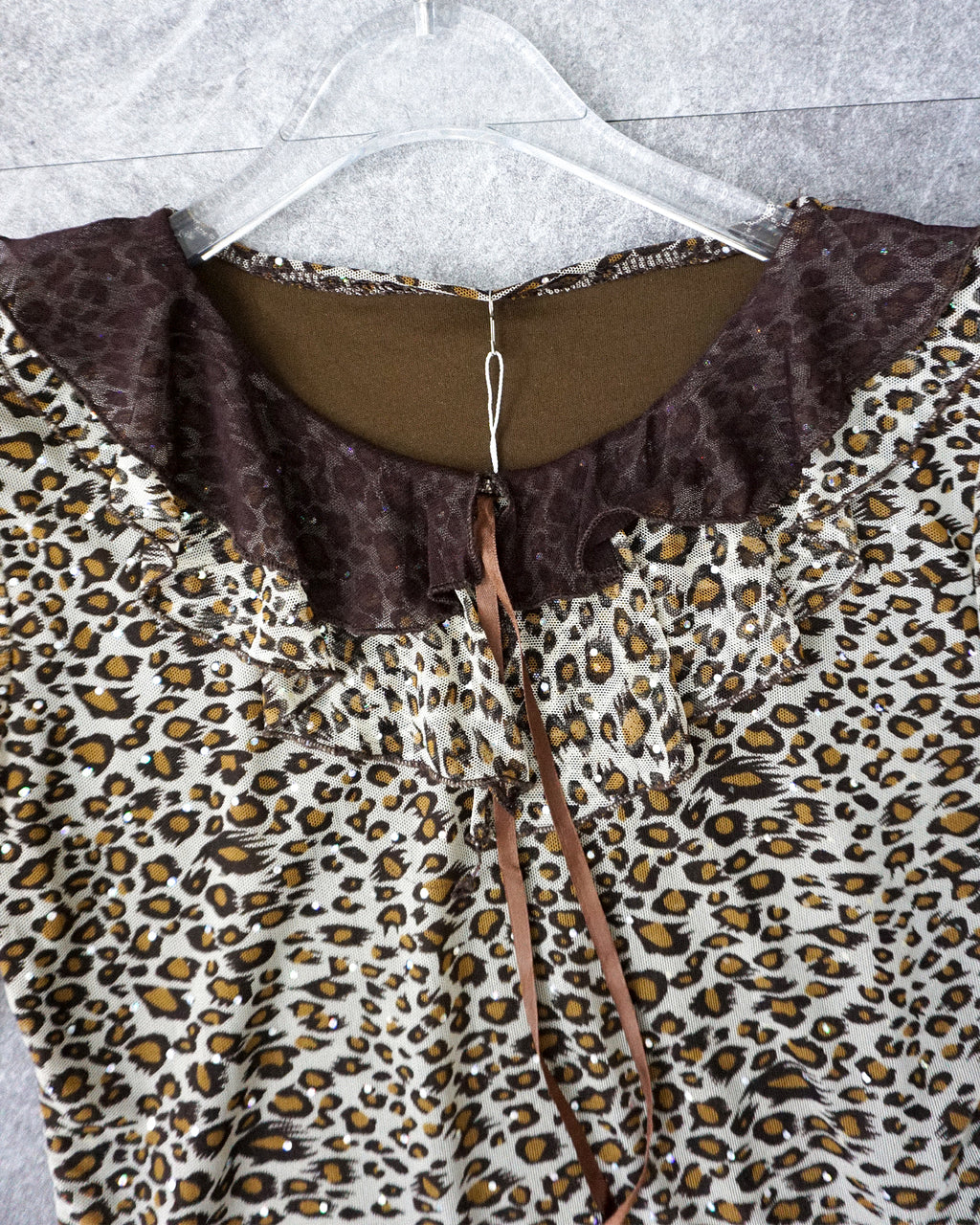 [Vintage] Leopard Blouse