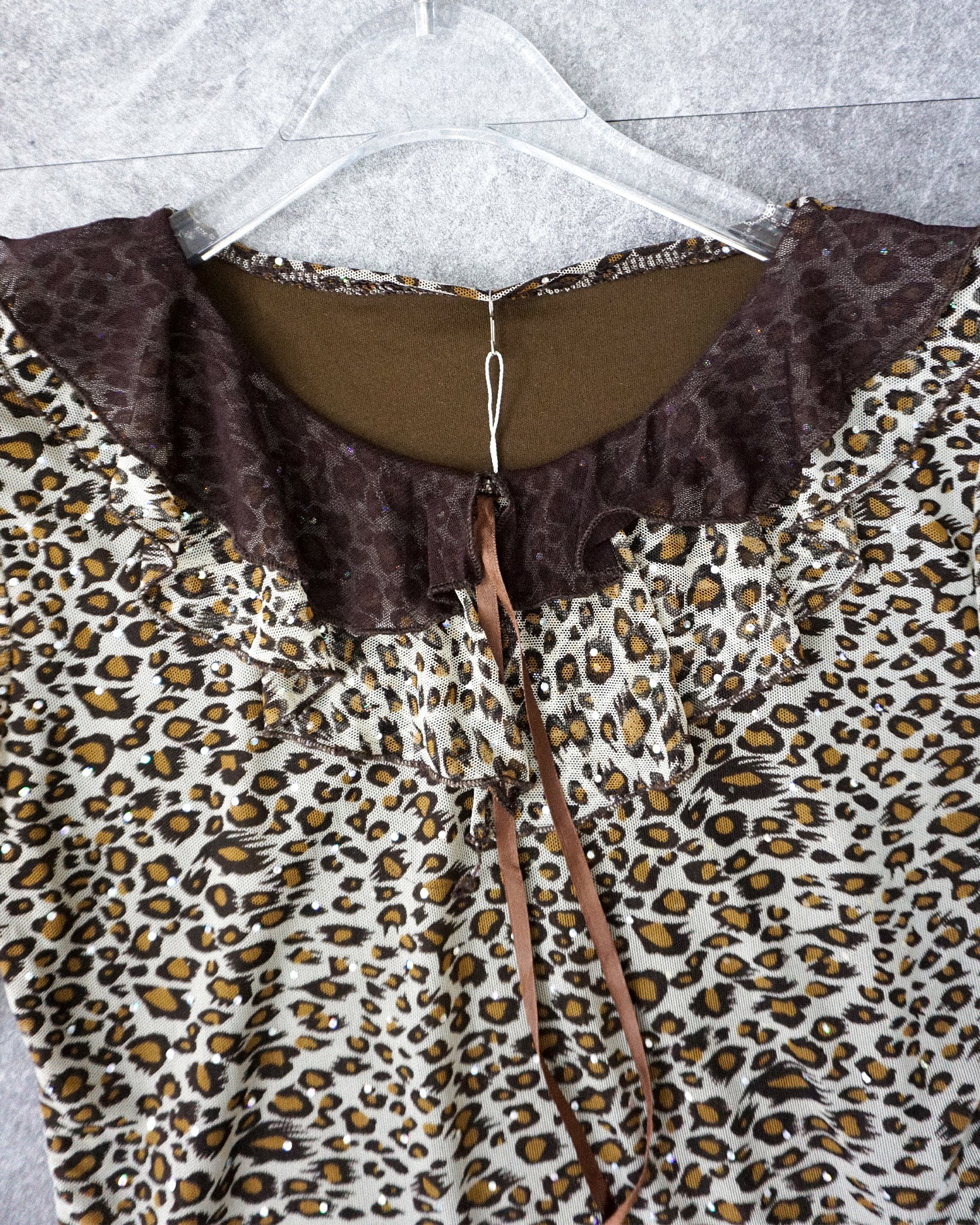 [Vintage] Leopard Blouse