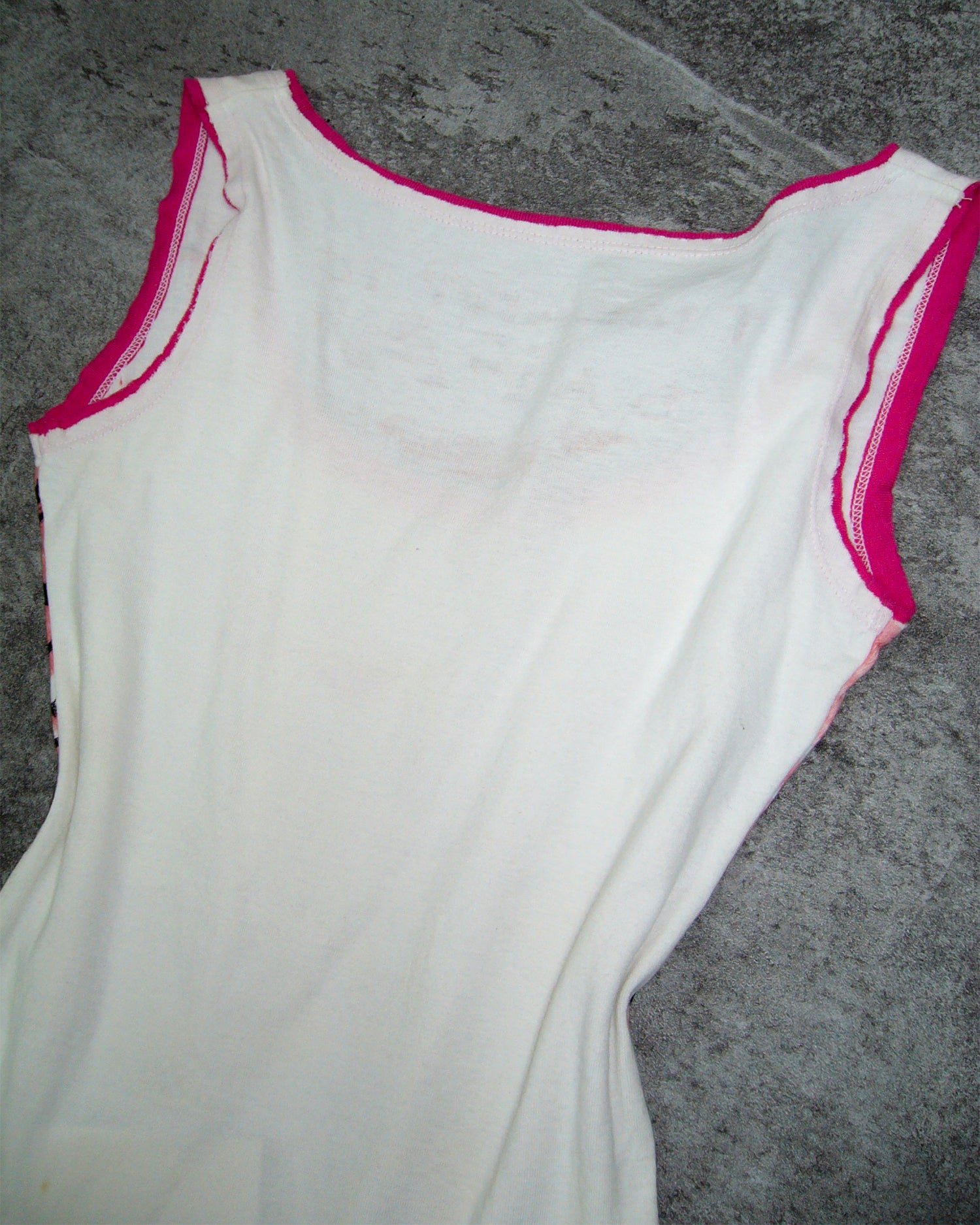 [Vintage] Lettering Dyed Sleeveless Top