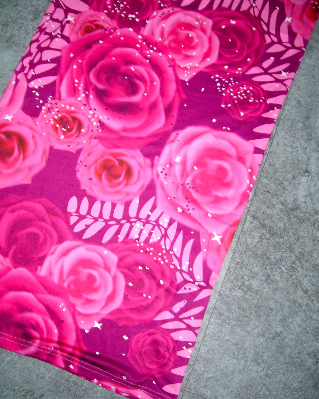 [Vintage] Pink Rose Long Skirt