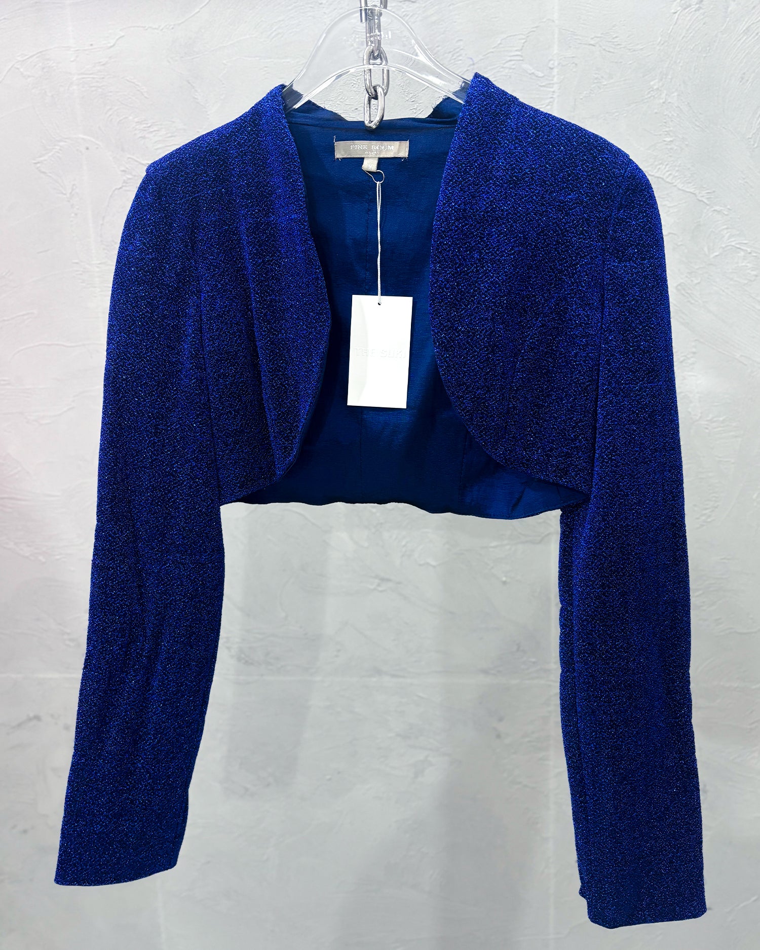 [Vintage] Blue Glitter Bolero