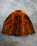 [Vintage] Orange fur coat