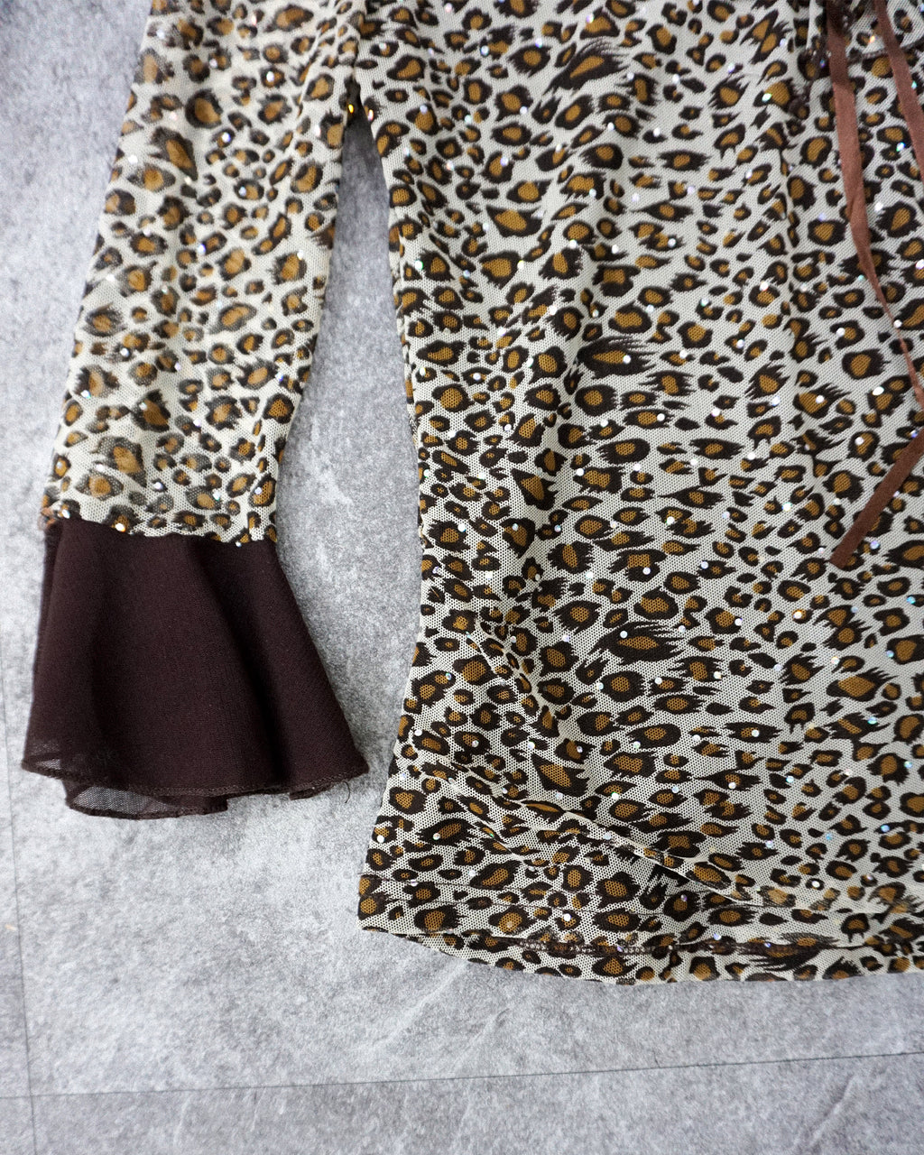 [Vintage] Leopard Blouse
