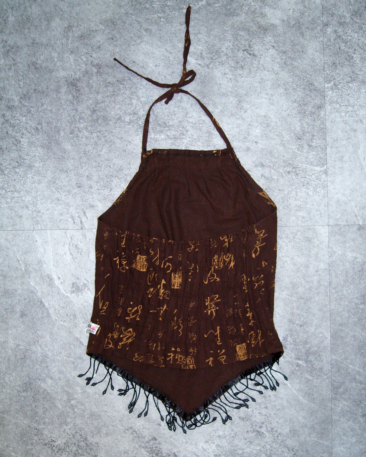 [Vintage] Lettering Halterneck Top