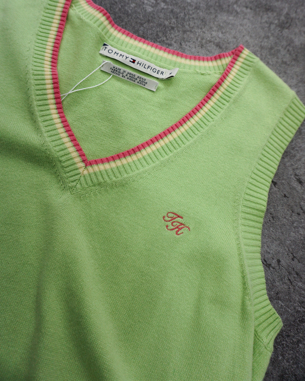 [Vintage] TOMMY HILFIGER Green Knit