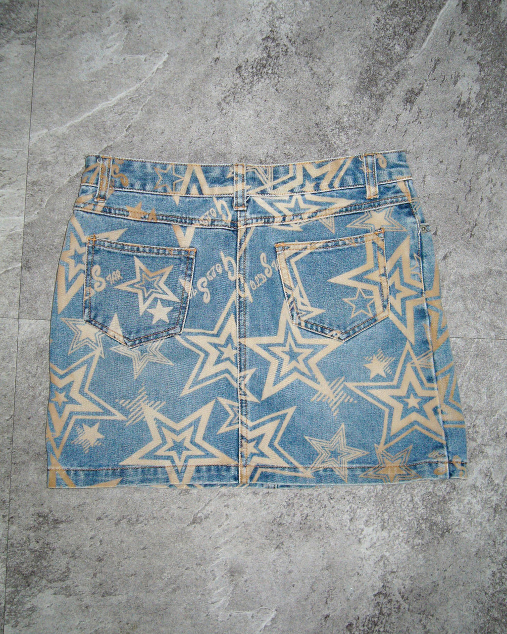 [Vintage] C.A.T Star Denim Skirt